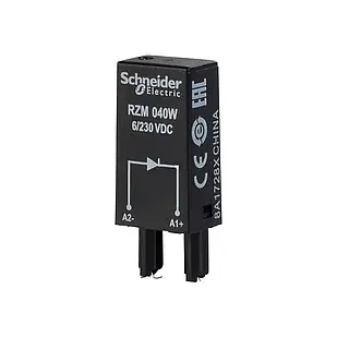 Модуль захисту Diode — 6...230 VDC — for RSZ sockets