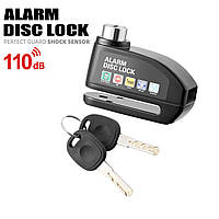 Замок на тормозной диск Alarm Disk Lock c сигнализация Benggud для электросамоката/велосипеда/мотоцикла