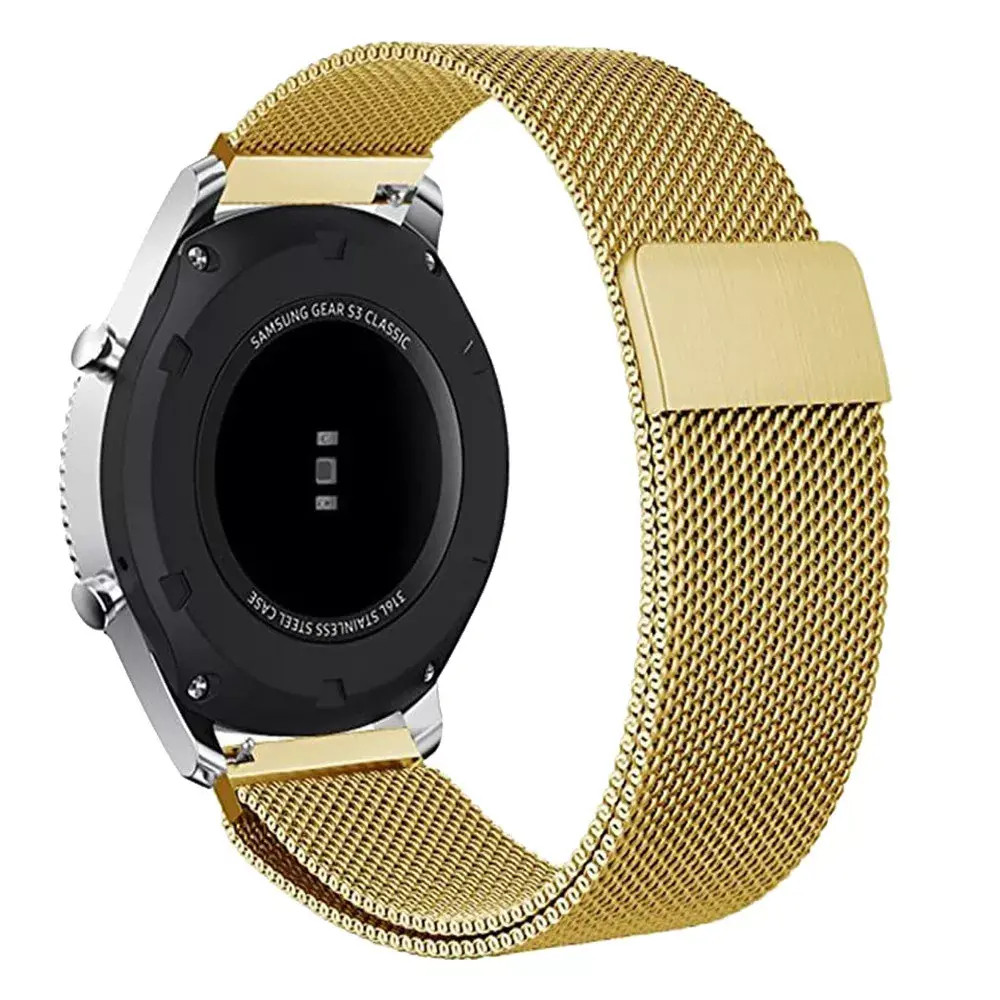 Ремінець для годинника Veron Milanese Loop Універсальний 22 mm Gold