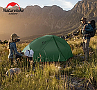 Намет Naturehike Star River II (2-х місний) 210T polyester New version + footprint NH17T012-T темно-зелений, фото 6