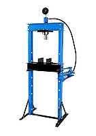 Пресс гидравлический 20т с манометром и выносным насосом (размер:182x70x60см,диапазон работ: 0-115см,ход