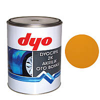 1025 Оранжевая Акриловая краска для авто DYO 1 л (без отвердителя)