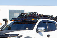 Козырек на лобовое стекло Ford Ranger 2007-2011 (LED) Omsa Line