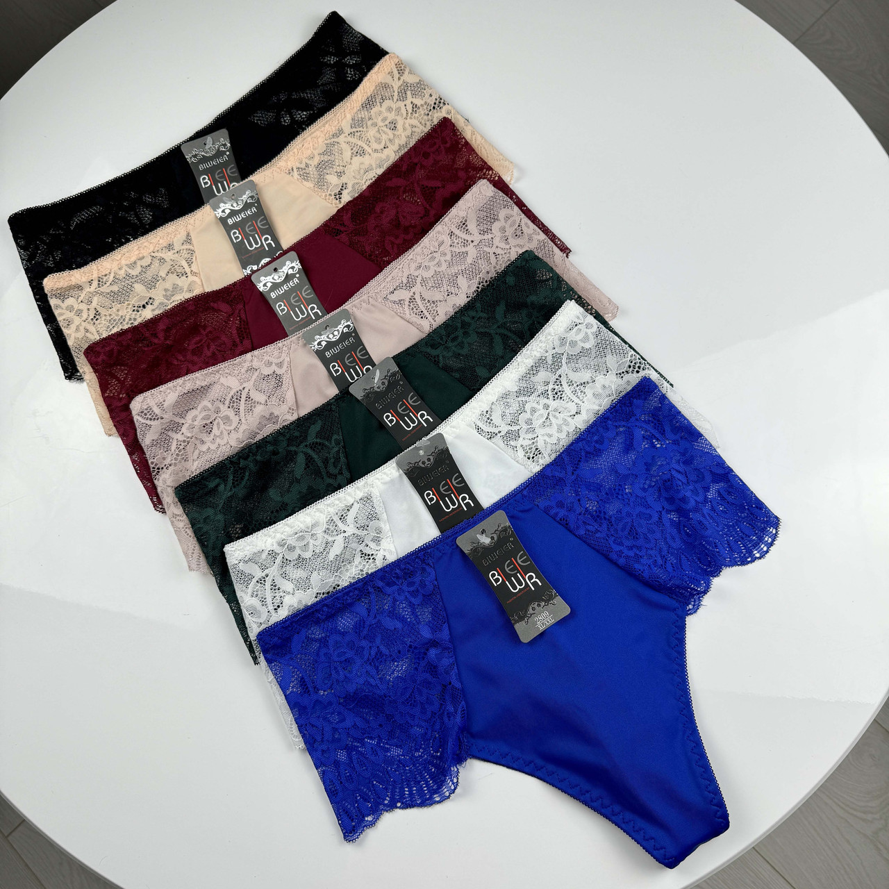 Жіночі ажурні стрінги Biweier #2809 Мікс, фото 1