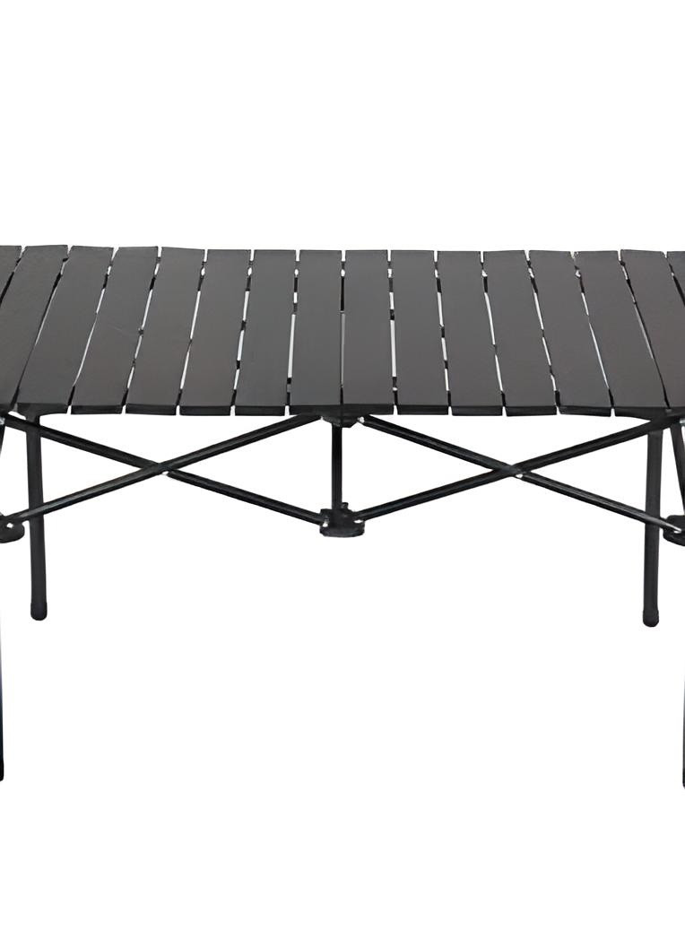 ReadySet Camping Table: черный туристический складной стол в чехле, прямоугольный, размером 95x57x50 см - фото 10 - id-p2141917110