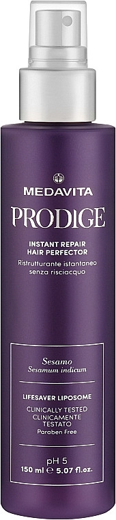 Флюїд миттєво відновлюючий структуру волосся Medavita Prodige Instant Repair Hair Perfector