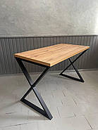 Опори для столу в стилі Лофт "Серія 3" ніжки металеві 2 шт, фото 6