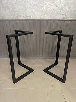 Опори для столу в стилі Лофт "Серія 5" ніжки металеві 2 шт