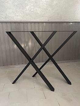 Опори для столу в стилі Лофт "Серія 8" ніжки металеві 2 шт
