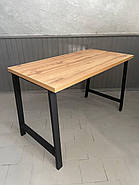 Опори для столу в стилі Лофт "Серія 11" ніжки металеві 2 шт, фото 7