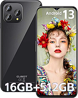 Смартфон Cubot p80 Black 8/512Gb NFC 6.58 5200mAh 48MP+24MP +Бампер ,стекло и наушники