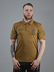 Футболка Поло ЗСУ Cool-max Койот