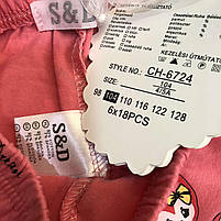 Лосини для дівчат оптом, S&D,98-128 см, № CH-6724, фото 6