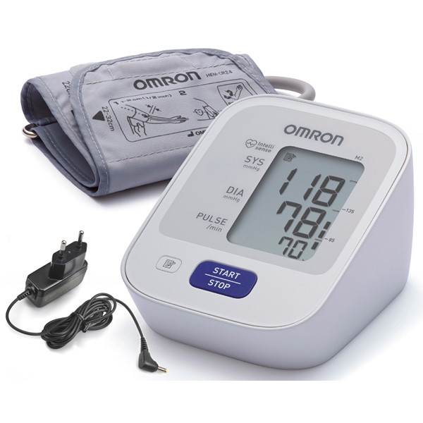 Автоматичний тонометр Omron M2 Basic (HEM-7121-ARU) c адаптером мережі