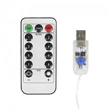 Гірлянда штора (водоспад) світлодіодна USB 3x3м | Біле світло, фото 6