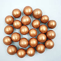 Бисквитные шарики в шоколаде бронзовые - 50 гр (развес)