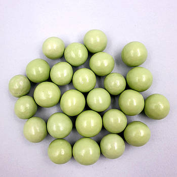 Бісквітні кульки в шоколаді зелені (фісташкові) — 50 г (розвіс)