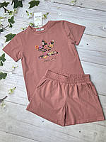Костюм дитяча футболка з шортами adidas для дівчинки 3-6 років, колір уточнюйте під час замовлення