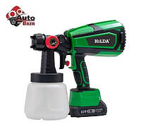 Краскопульт аккумуляторный краскораспылитель 1л HiLDA Electric Spray Gun HILDA CDSP004