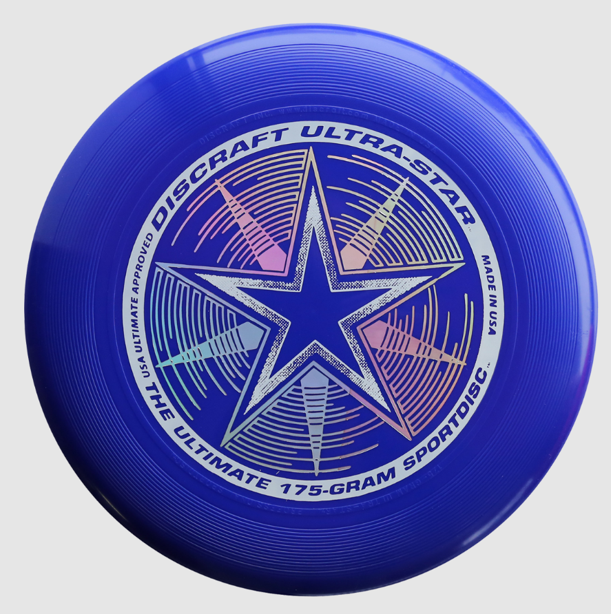 Фризбі диск для фристайлу Discraft Ultra Star пластик 175г 273мм синій