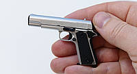 Сувенирный Пистолет Silver Eagle Desert Мини Пистолет M1911 Серебро (00876)