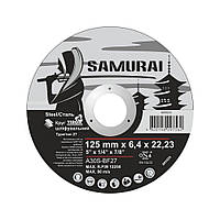 Диск шлифовальный по металлу Virok 60V025 Samurai 125*22,23*6,4 мм