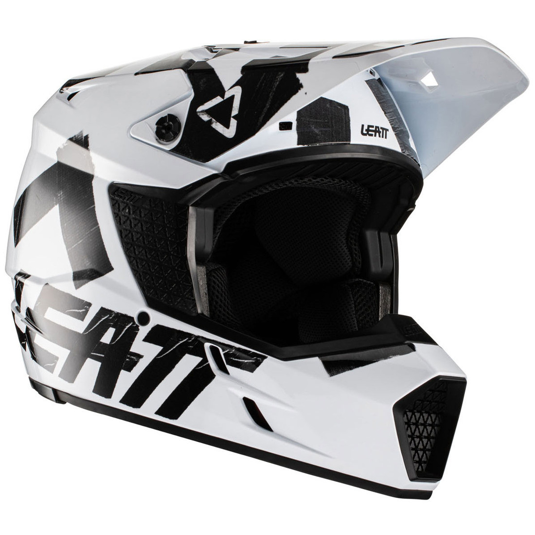 МОТОШОЛОМ ЕНДУРО LEATT MOTO 3.5 V22 - WHITE, фото 1
