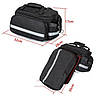 Велосумка-штани трансформер на багажник (переносна), фото 10