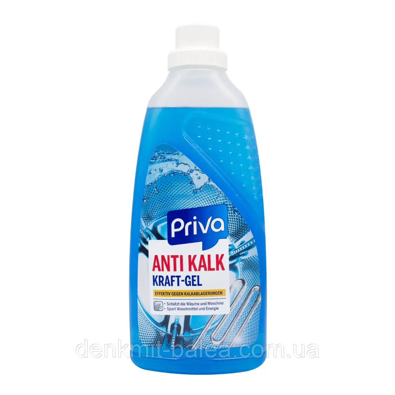 Гель для очищення та захисту пральних машин від накипу Priva Anti-Kalk-Gel 1000 мл