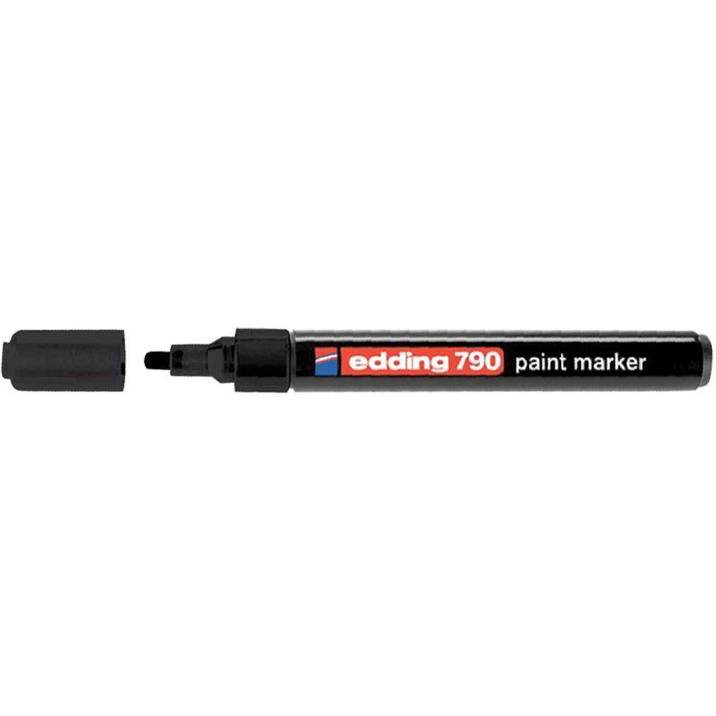 Маркер фарба чорний 2-3 мм, Edding 790 Paint Marker