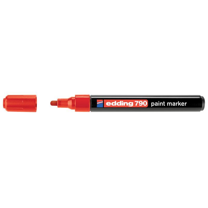 Маркер фарба червоний 2-3 мм, Edding 790 Paint Marker