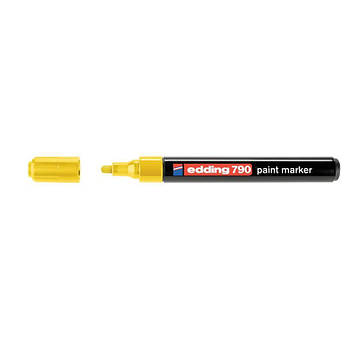 Маркер фарба жовтий 2-3 мм, Edding 790 Paint Marker