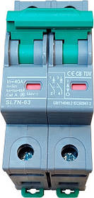 Автоматичний вимикач (автомат) Suntree SL7N-63 DC 2P C40A 550VDC