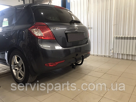 Фаркоп Kia Ceed хетчбек 2006-2012 (Кіа Сід) без підрізання бампера, фото 1