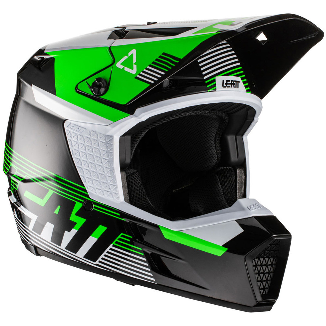МОТОШОЛОМ ЕНДУРО LEATT MOTO 3.5 V22 - BLACK