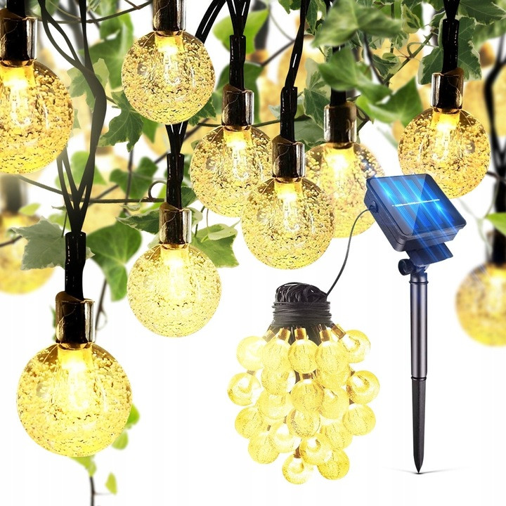 СВІТЛОВА ГІРЛЯНДА Solar Garden Садові світильники для саду 100 світлодіодів 10м