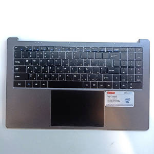 Верхня кришка (топкейс) для ноутбука Allview Allbook H з клавіатурою та тачпадом Gray (Оригінал з розбору) (Вживаний)