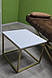 Журнальний столик на металевих ніжках (55*50*h45см) для клієнтів салону краси Міні ВR-01, фото 3