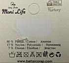 Дитячі шкарпетки Moni Life для дівчаток, бавовняні ажурні з бантиком 6 пар/уп. білі, фото 4