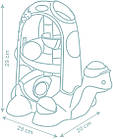 Іграшка для розвитку Smoby Little 2 в 1 Черепашка Smoby 140310, фото 3