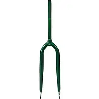 Вилка 20" сталева шток 1" Зелена
