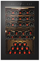 Haier Холодильник для вина, 82x49.7х58, холод.отд.-118л, зон - 1, бут-49, ST, дисплей, черный Zruchno и