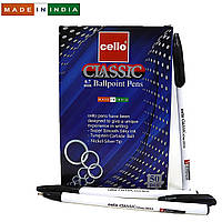 Ручка Cello Original "Classic" чорна 0,7 мм 50/box