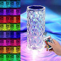 Хрустальная лампа LOMUG LED Crystal Table Lamp для декора 16цветов[Класс энергопотребленияF ВИТРИНА