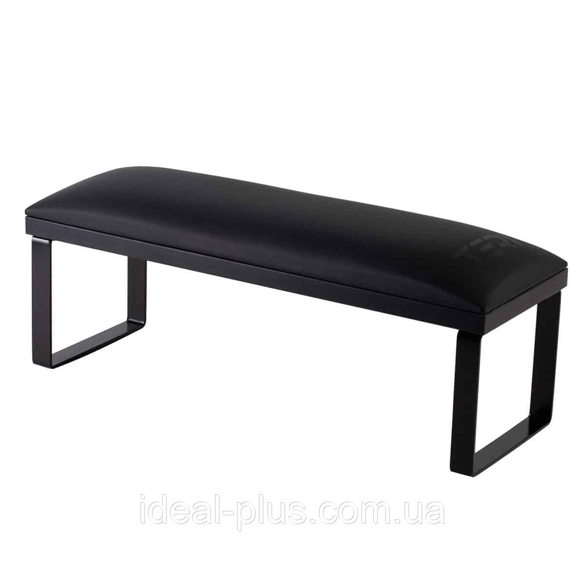 Манікюрний підлокітник LOFT L Підставка для манікюру чорна на ніжках Тері, фото 1