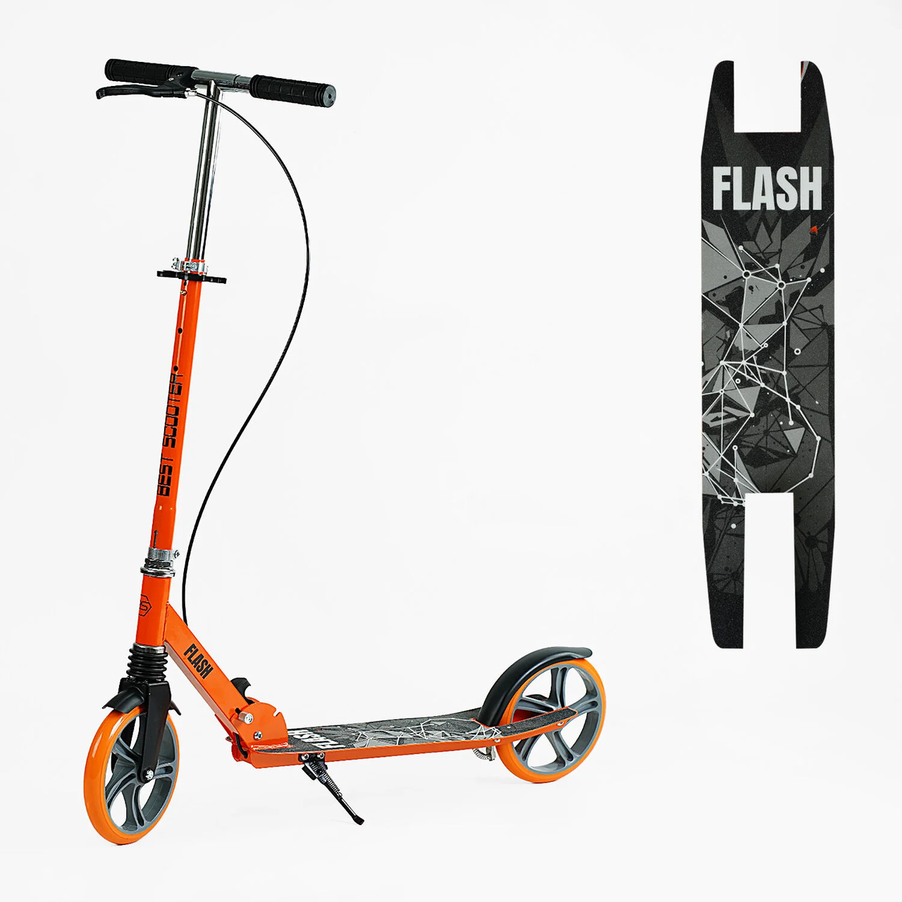 Cамокат двоколісний Best Scooter Flash, orange 80811