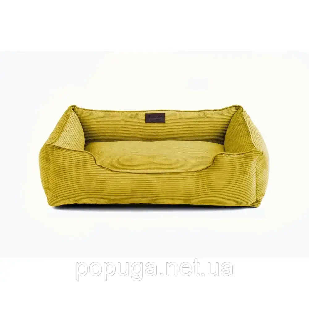 Диван для собак Harley and Cho Dreamer Yellow Velvet XXL 120 x 80 см