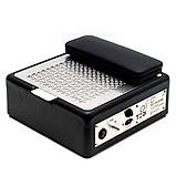 Підставка для манікюру на магнітах чорний підлокітник для настільної витяжки Тері, фото 2