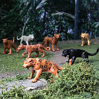 Набір фігурок Safari Ltd Великі Кішки в тубусі, 9 шт., "Дикі тварини", 694604