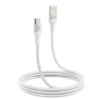 Дата-кабель Proove Double Way Weft USB (тато) - Type-C (тато) 1m White 2.4A